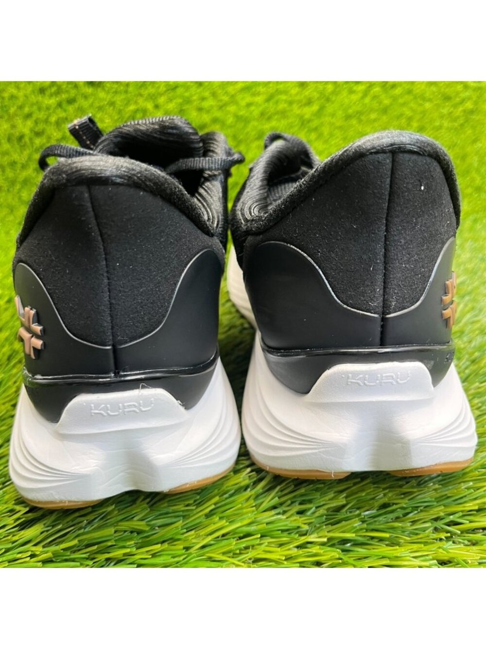 Kuru Atom 2 Womens Size 8.5 Black White Athletic Running Walking Shoes Sneakers - Picture 7 of 11